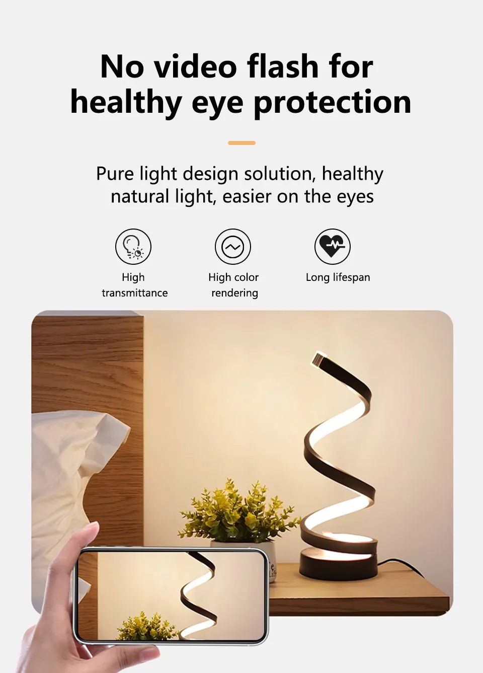 Lumova Spiral LED Night Lamp