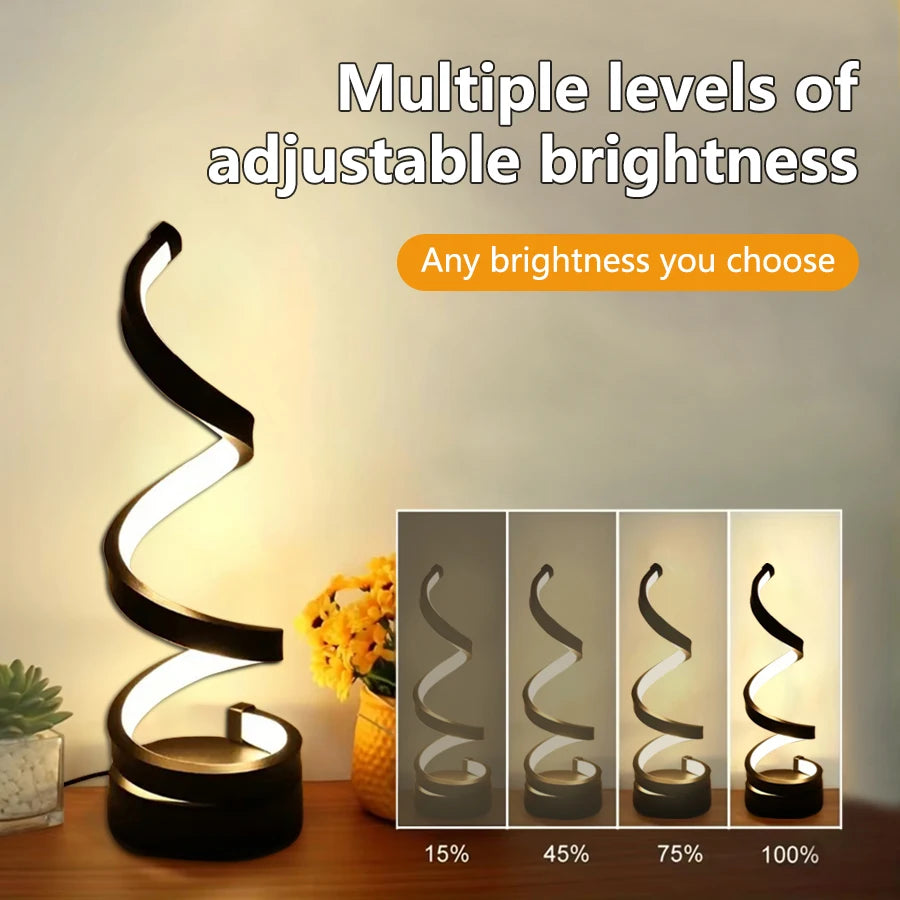 Lumova Spiral LED Night Lamp