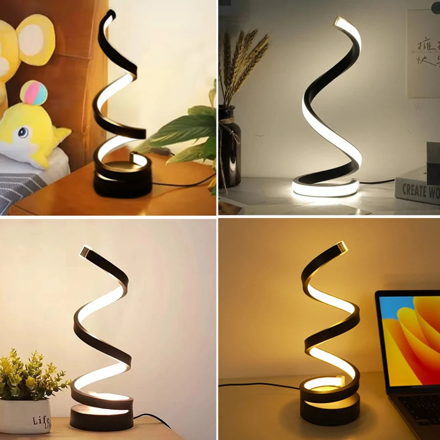 Lumova Spiral LED Night Lamp