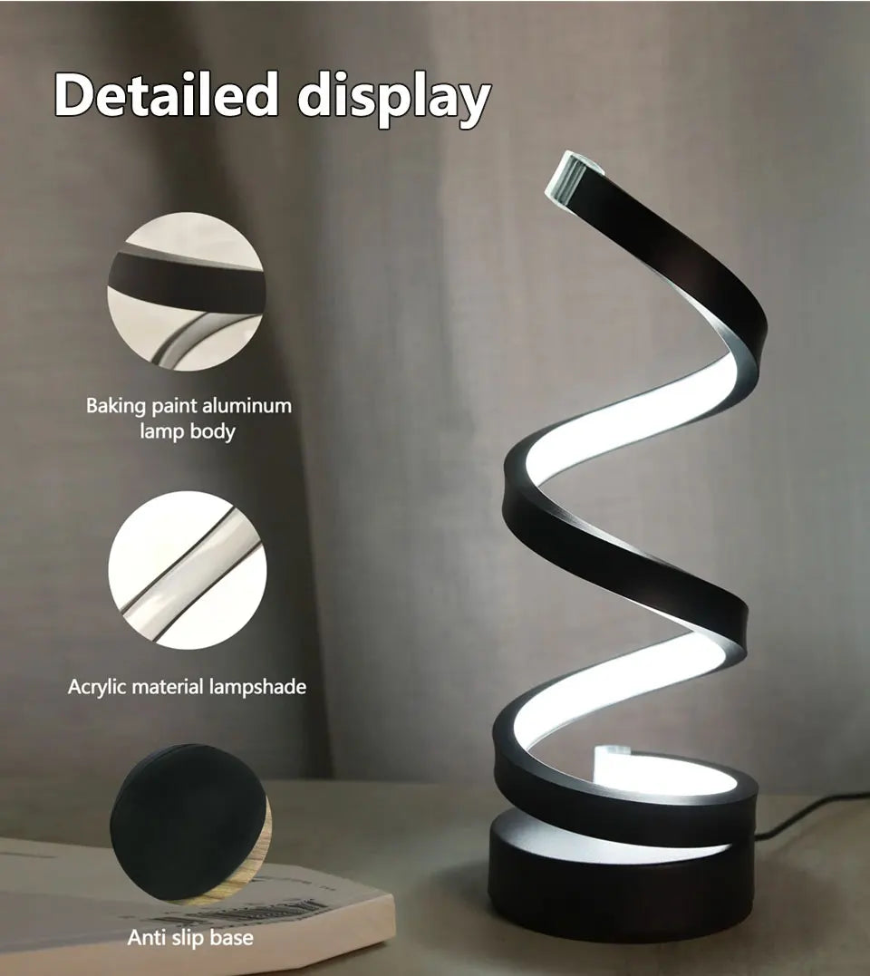 Lumova Spiral LED Night Lamp