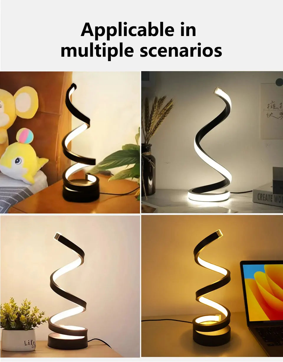 Lumova Spiral LED Night Lamp