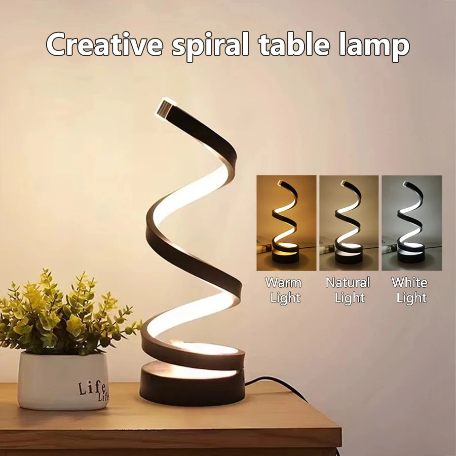 Lumova Spiral LED Night Lamp