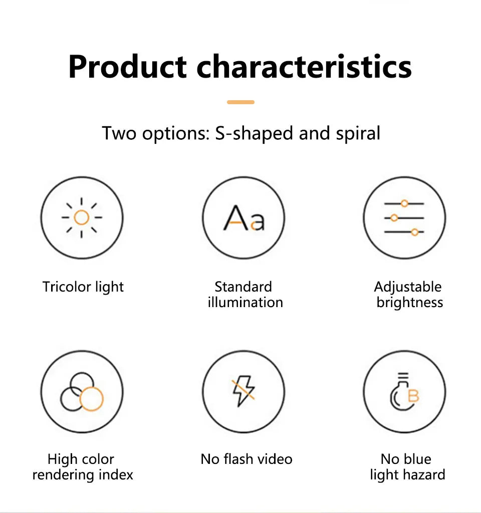 Lumova Spiral LED Night Lamp