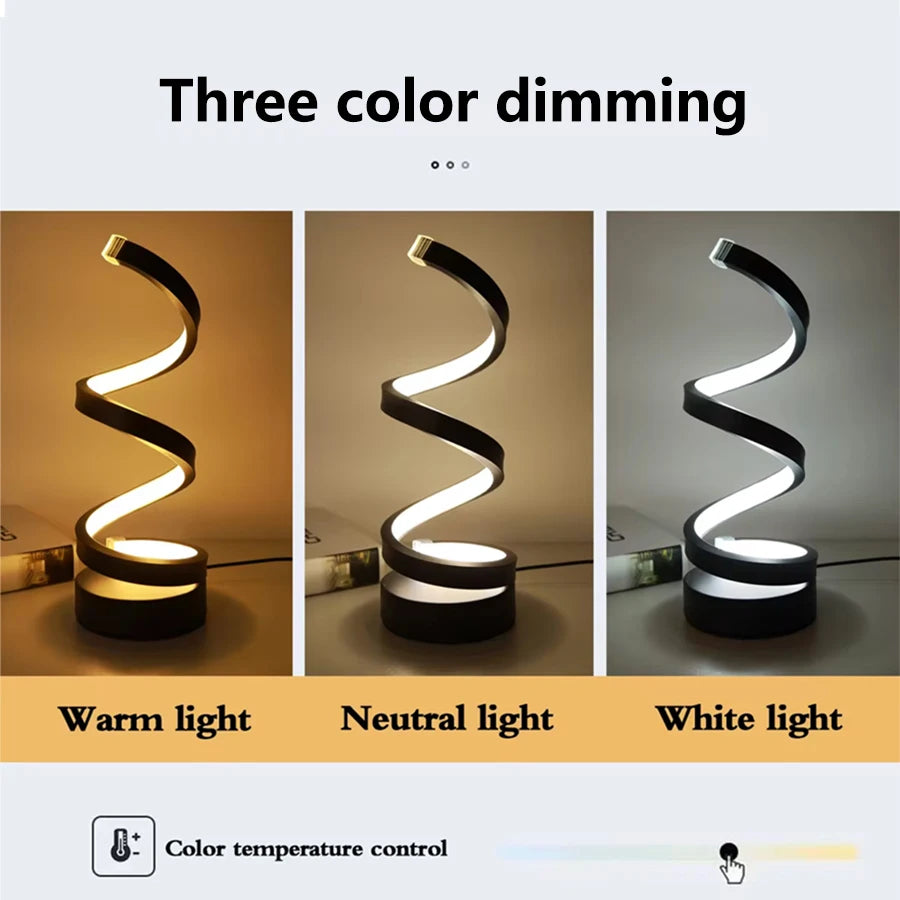 Lumova Spiral LED Night Lamp