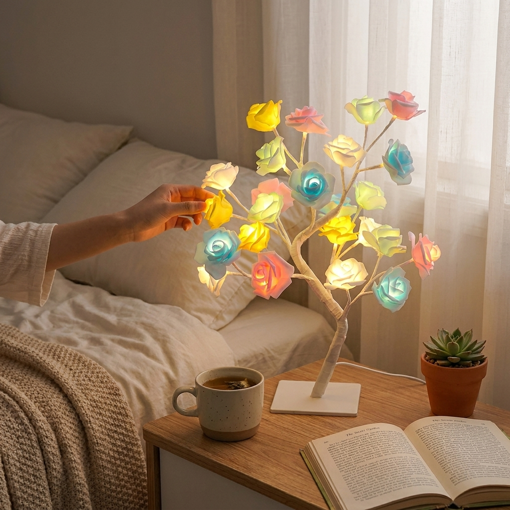 Lumova Rose LED String Lamp lifestyle
